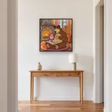 Reading by the Fireplace with Masha and the Bear – Hallway