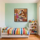 Masha and the Bear Cooking Porridge – Kids room