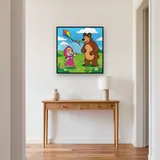 Masha and the Bear Flying a Kite – Hallway