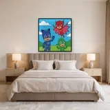 Catboy Owlette and Gekko Flying Heroes – Bedroom