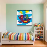 Catboy Owlette Gekko Flying Owl-Glider – Kids room