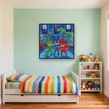 Catboy Owlette Gekko Nighttime Museum Adventure – Kids room