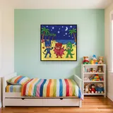 Catboy Owlette and Gekko at the Beach Under Stars – Kids room