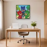 Catboy Owlette and Gekko High Five Celebration – Office