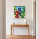 Catboy Owlette and Gekko High Five Celebration – Hallway