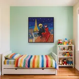 Ladybug and Cat Noir on Paris Rooftops – Kids room