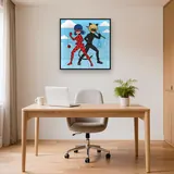 Ladybug and Cat Noir Back to Back – Office