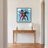 Ladybug and Cat Noir Back to Back – Hallway