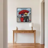 Ladybug and Cat Noir Under Paris Rain – Hallway