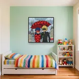 Ladybug and Cat Noir Under Paris Rain – Kids room