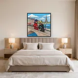 Ladybug and Cat Noir on Paris Bridge – Bedroom