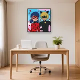Ladybug and Cat Noir Floating Rose Petals – Office
