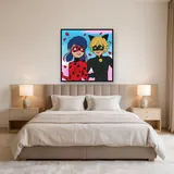 Ladybug and Cat Noir Floating Rose Petals – Bedroom