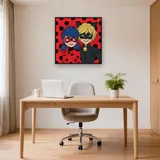 Ladybug and Cat Noir Hero Portrait – Office