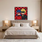 Ladybug and Cat Noir Hero Portrait – Bedroom