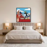 Ladybug and Cat Noir Running on Rooftops – Bedroom