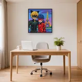 Ladybug and Cat Noir Illuminated Eiffel Tower – Office