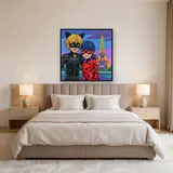 Ladybug and Cat Noir Illuminated Eiffel Tower – Bedroom