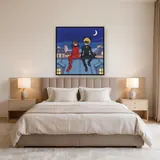Ladybug and Cat Noir Stargazing on a Rooftop – Bedroom