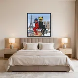 Ladybug and Cat Noir Snowy Paris Rooftop – Bedroom