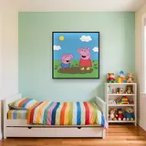 Peppa and George Jumping in Muddy Puddles – Kids room