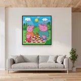 Peppa and George Family Picnic – displayed in a living room