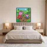 Peppa and George Planting Flowers in the Garden – Bedroom