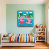 Peppa and George at the Swimming Pool – Kids room