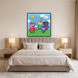Peppa and George Playing with Friends on a Hill – Bedroom