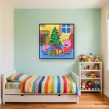 Peppa and George Christmas Morning with Presents – Kids room