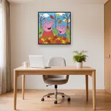 Peppa and George Playing in Autumn Leaves – Office