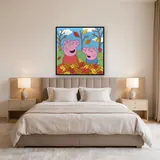 Peppa and George Playing in Autumn Leaves – Bedroom