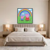 Peppa and George Jumping in Muddy Puddles – Bedroom