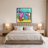 Peppa Reading a Bedtime Story to George – Bedroom