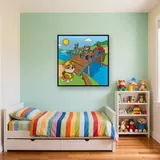 Rubble and Crew Fixing the River Bridge – Kids room
