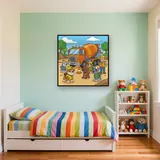 Rubble and the Construction Crew with Cement Mixer Truck – Kids room