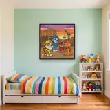 Rubble and the Construction Crew at Sunset – Kids room