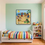 Rubble and Crew Building a Sandcastle at the Beach – Kids room