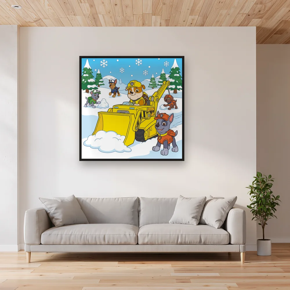 Rubble and Crew Snow Plow Adventure – Living room