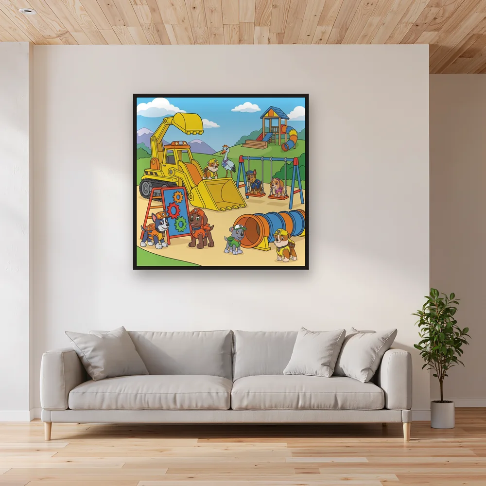 Playground Adventure with Rubble and the Crew – Living room