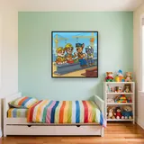Rubble and Crew Lunch Break on Steel Beam – Kids room