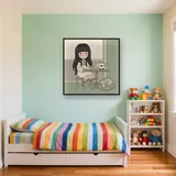 Tea Table and Sleeping Cat – Kids room