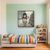 Christmas Tree Decorating – Kids room