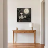 Moonlit Branch and Little Owl – Hallway