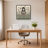 Gorjuss Girl Among Lavender Butterflies – Office