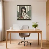 Gorjuss Girl Reading Beneath Oak – Office