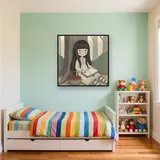 Gorjuss Girl Reading Beneath Oak – Kids room