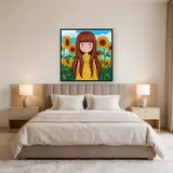 Gorjuss Girl Among Sunflowers – Bedroom