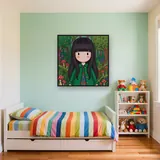 Gorjuss Emerald Forest Girl – Kids room