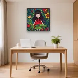 Gorjuss Mädchen mit Marienkäfern – Büro